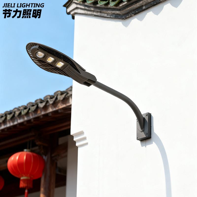 LED网球拍路灯头50W100W150W200w城市街道户外道路高杆照明灯 - 图0