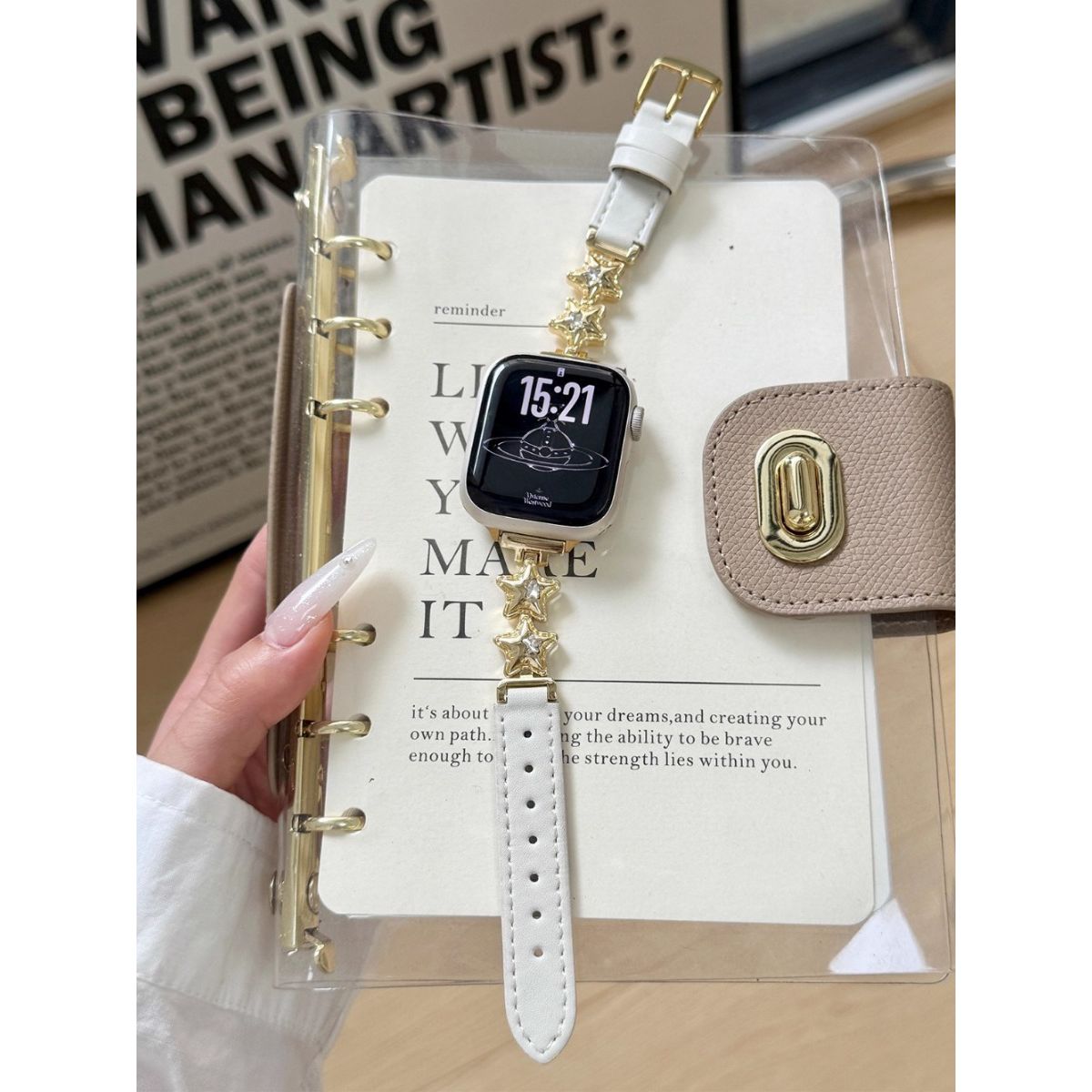 适用小米手环9pro表带气球星星拼皮8手环10女款nfc红米watch5华为 - 图1