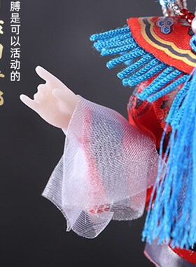 国潮绢人娃娃diy材料包中国风京剧戏G曲人物暖场活动创意摆件礼品