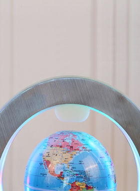 磁悬浮地a球仪大号发光自转家居摆设学生用台灯创意夜灯办公室摆