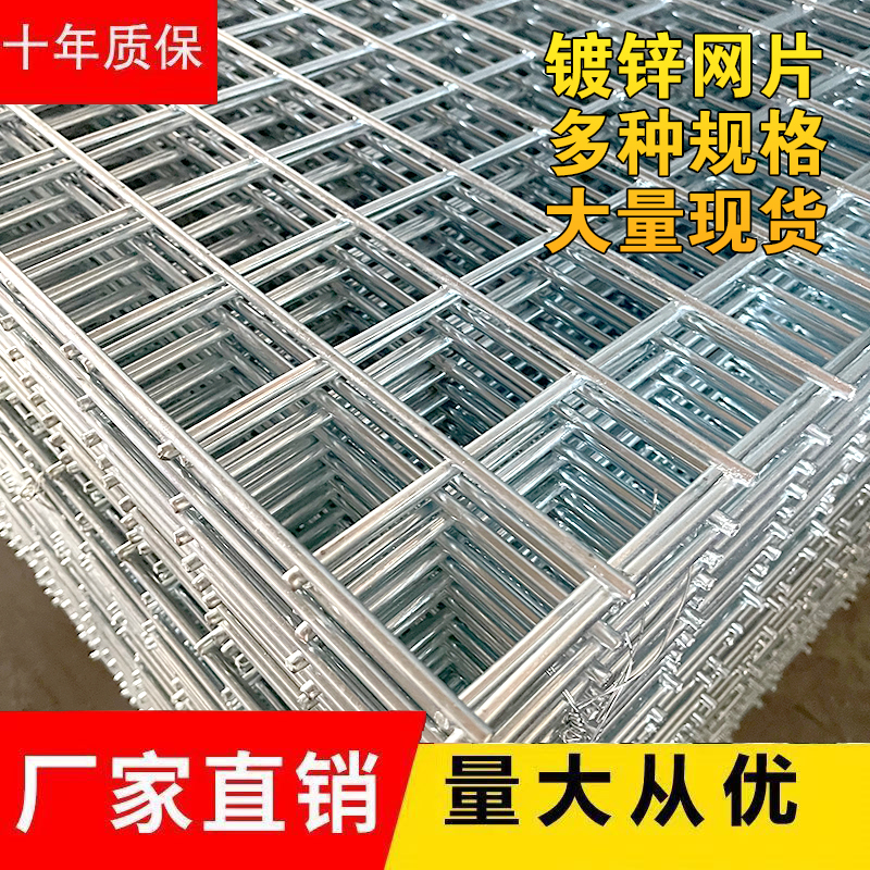 镀锌铁丝电e焊网片小孔养殖围栏钢丝网养鸡狗笼兔笼加粗建筑铁网 - 图1