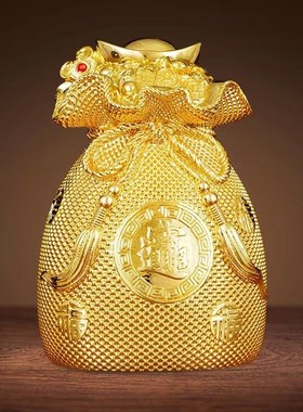 速发居财进宝金钱袋存钱罐摆件福袋家招客厅铺关装饰摆设店玄开业