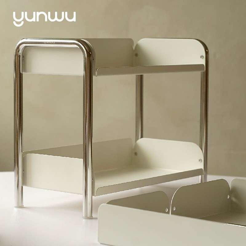 RAMS置物架（大号）桌面置物架收纳架收纳水杯杯架子化妆柜收纳柜 - 图3