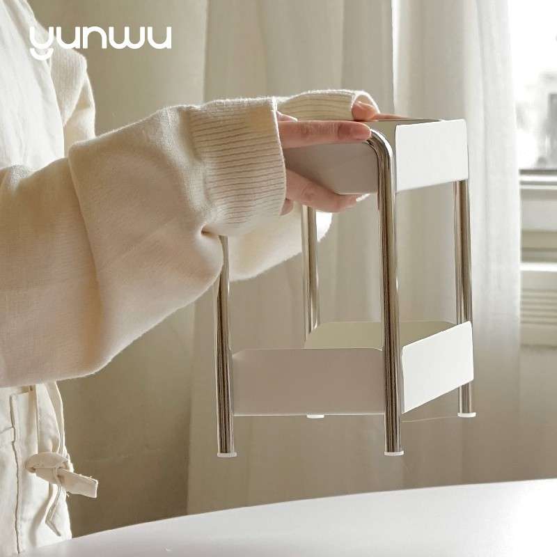 RAMS置物架（大号）桌面置物架收纳架收纳水杯杯架子化妆柜收纳柜 - 图2