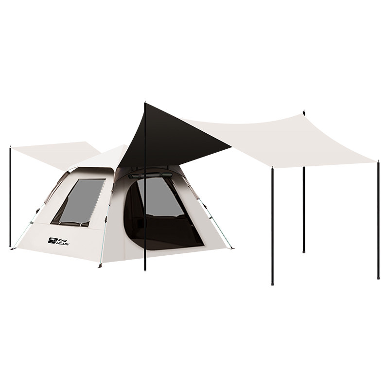 帐篷天幕户外折叠黑胶全自动露营桌椅套装野营野外遮Y阳棚装备全,淘宝优惠券,粉丝福利购,淘宝优惠卷