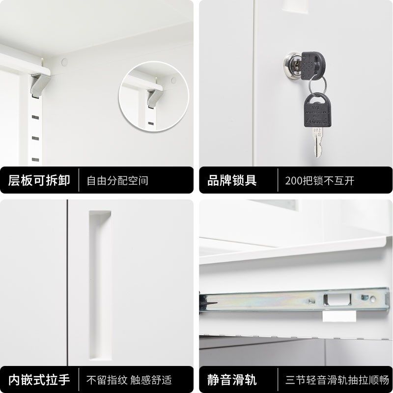 单门办公文件f柜40公分宽钢制书柜员工资料柜玻璃门柜带锁铁皮柜,淘宝优惠券,粉丝福利购,淘宝优惠卷