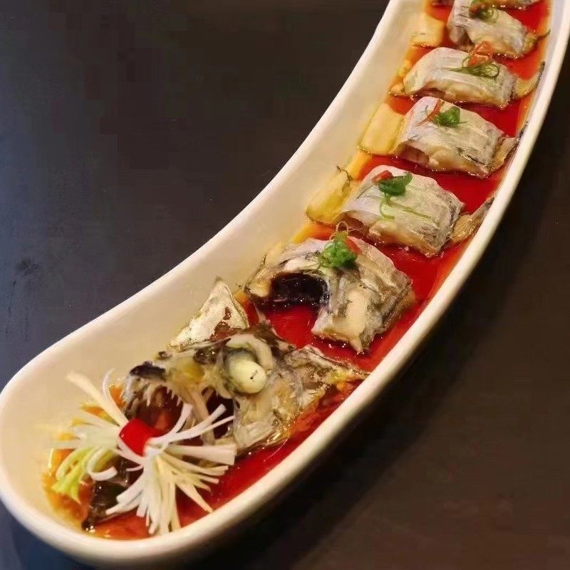 餐厅创意餐具 1米紫铜锤印超大号刀鱼盘带M鱼盘酒店会所特色菜弯,淘宝优惠券,粉丝福利购,淘宝优惠卷