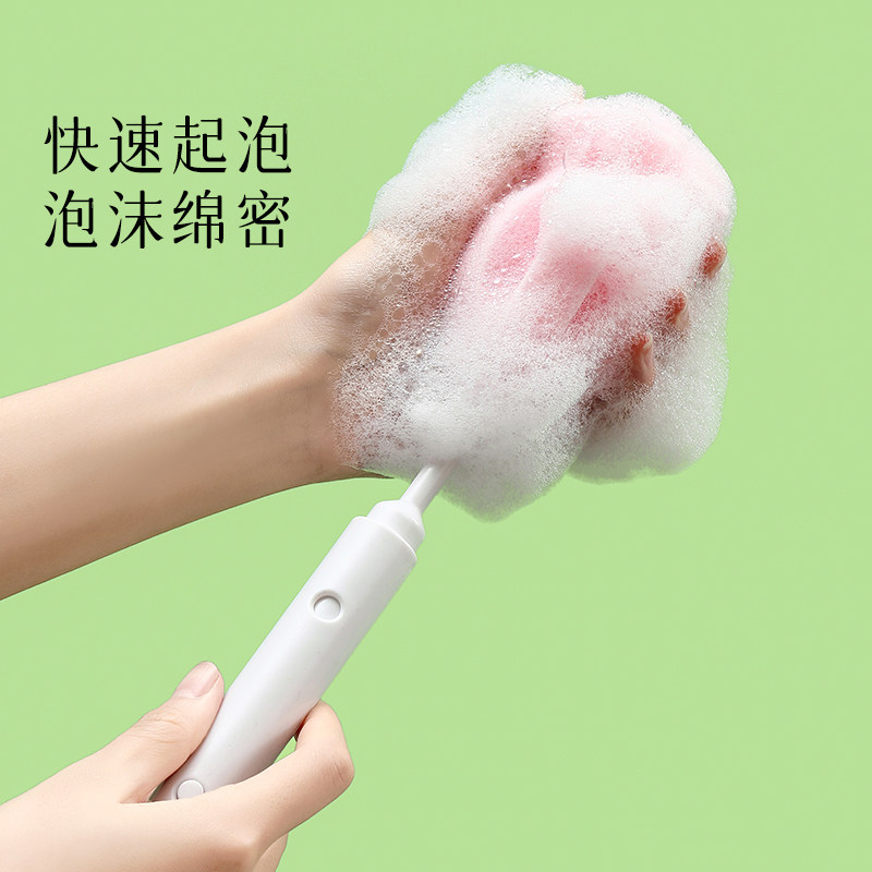 杯刷水杯清洗神器家用多功能可伸缩长柄杯刷保温杯奶瓶刷海绵杯刷,淘宝优惠券,粉丝福利购,淘宝优惠卷