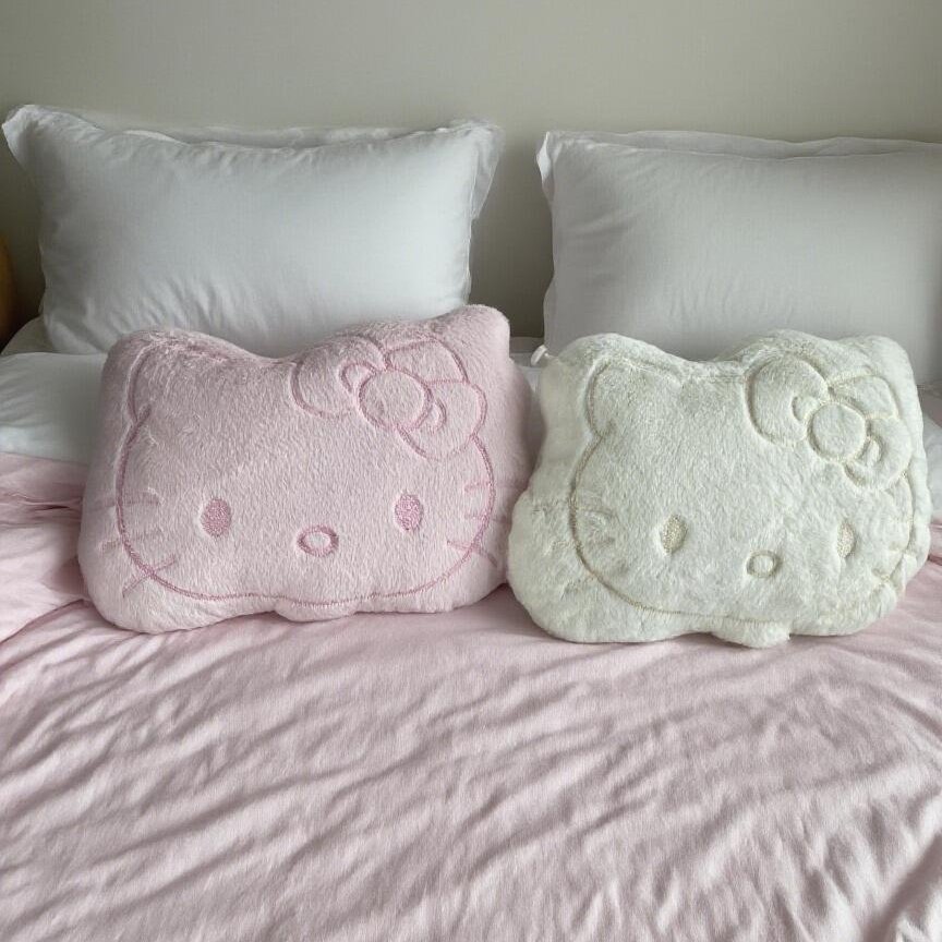 HelloKitty猫床上睡觉抱枕宿舍床头软包靠枕可爱毛绒单人枕头靠垫,淘宝优惠券,粉丝福利购,淘宝优惠卷