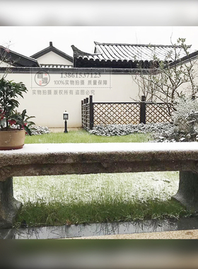 庭院放盆景摆台花盆架子户外仿古新中式花几底座室外花园石头花架