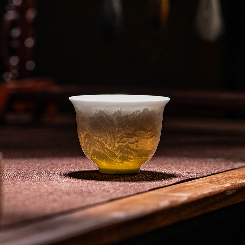 景德镇茶具套装陶瓷盖碗泡茶杯茶壶家用高档轻奢礼物礼盒官方新款 - 图3