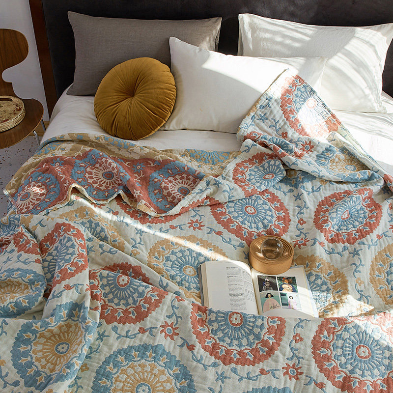 四层纱布毛巾被纯棉单人双人毛巾毯子夏季儿童婴儿午睡盖毯夏凉被,淘宝优惠券,粉丝福利购,淘宝优惠卷