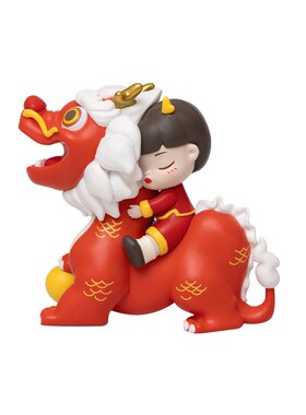 白夜童话春阳小灵龙新年吉t祥物摆件手办春节礼物装饰品送朋友礼