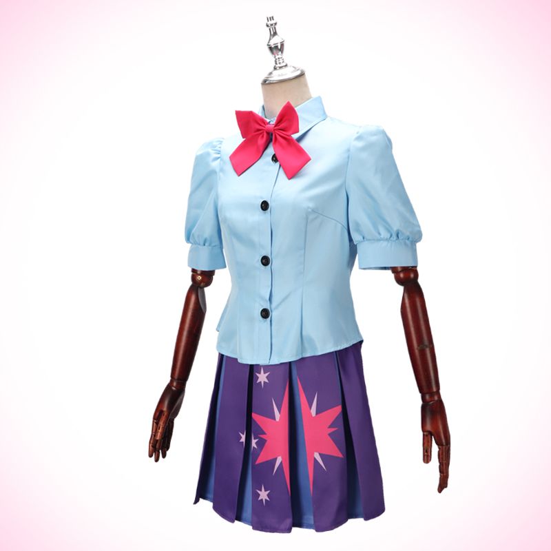 小马宝莉cos服紫悦cos服制服二次元角色cosplay暮光闪闪全套装 - 图1