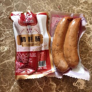 Authentic harbin french foie gras sausage, northeastern specialty sausage, internet celebrity casual ham wholesale red sausage, ready-to-eat meat sausage