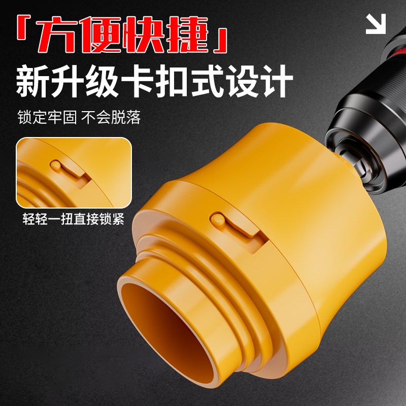 电钻款水管套丝h器家用塑料板牙电动套丝机工具ppr水管开丝器套装 - 图1