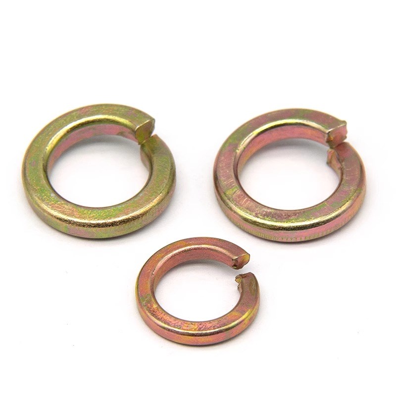 8.8级高强度镀锌彩锌弹垫弹簧垫片弹垫圈M4M5FM6M8M10M12M16M20M2 - 图3