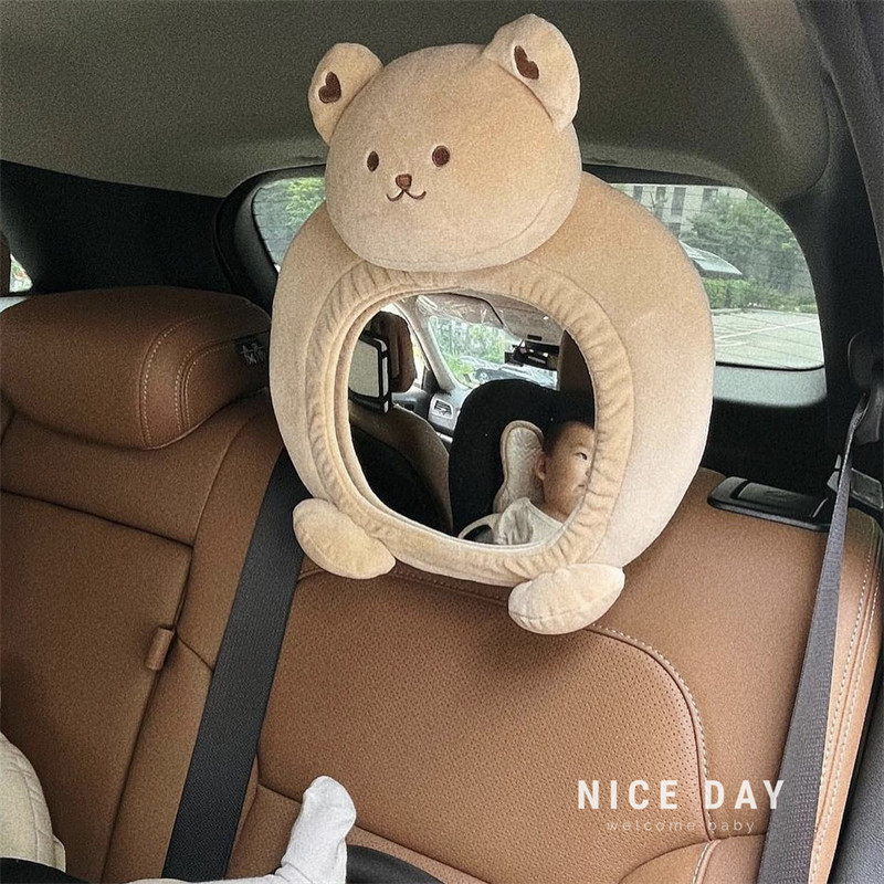 韩国ins车载儿童安全s座椅专用反向婴儿反光镜卡通宝宝车内观察镜,淘宝优惠券,粉丝福利购,淘宝优惠卷