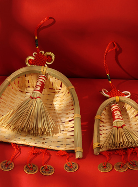 乔迁新居礼品新房大门挂件结婚满月吉祥饰品开业大吉新年春节挂饰