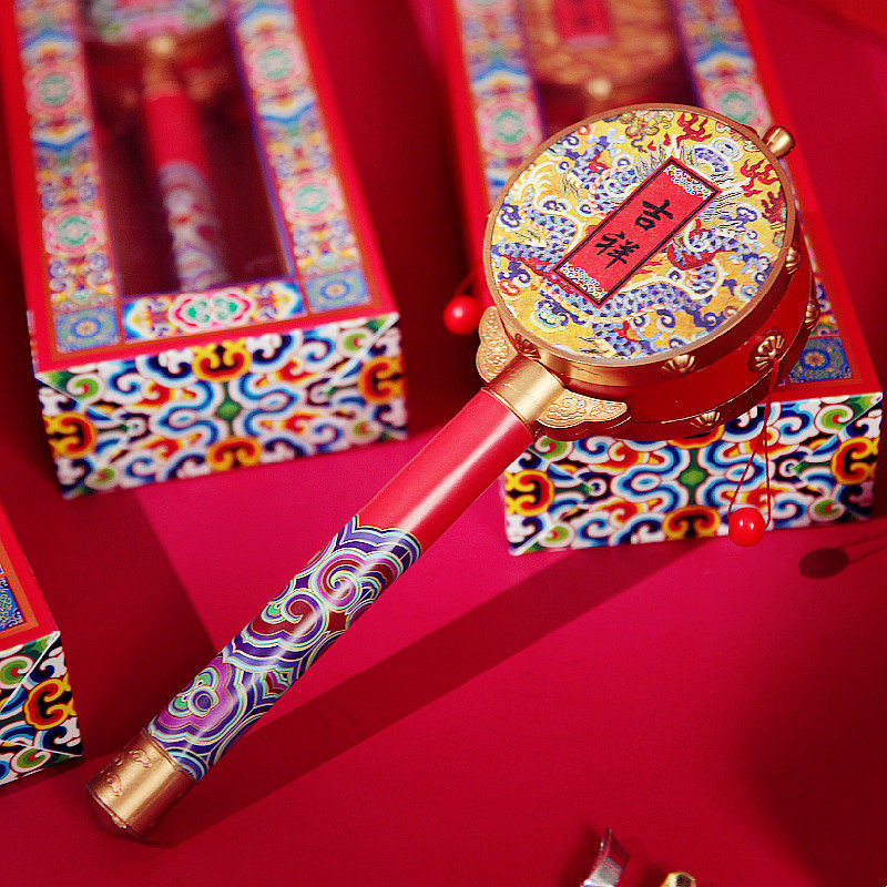 传统拨浪鼓婴幼儿童手摇鼓礼品景区特色旅游纪念品礼物福字工艺品,淘宝优惠券,粉丝福利购,淘宝优惠卷