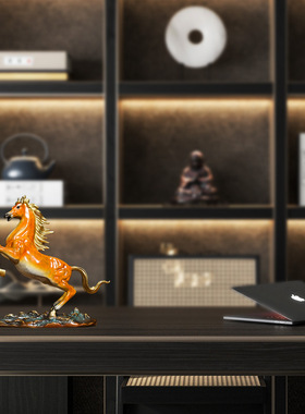 马到成功招财铜马办公室摆件高档生肖马客厅酒柜装饰乔迁开业礼品