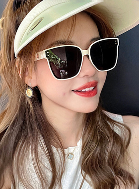 速发2款21年新0墨紫夏季大脸防镜外线时尚防晒白色太