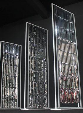 极速水晶之帘主题婚礼新款亮片吊帘屏风背景装饰铁艺道具屏风舞台