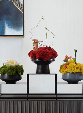 极速多层小型铁架博古架几何铁艺摆件工艺品底座盆景装饰盆栽置物