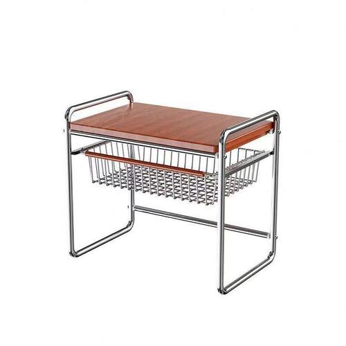 微波炉置物架中古风收纳架多功能厨房台面架子烤箱支架放锅多层 - 图3