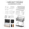 Poverty aesthetics a hardware shelf girl's desk bookshelf combination rental hole board shelf floor storage storage