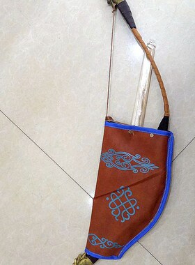 蒙古弓箭内蒙古特色马头弓箭蒙古包装饰H品儿童弓箭工艺品挂饰摆