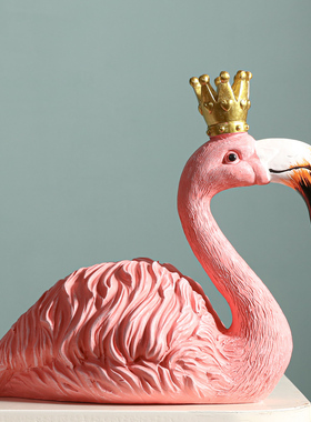 速发火治鸟创意摆件家居装烈品客厅桌面饰愈系少结婚礼物送新人