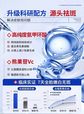 正品氨甲环酸去黄褐斑褪黑色乳膏