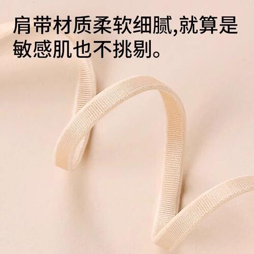 内衣带肩带可外露挂脖文胸带交叉美背细肩带透明隐形防滑无痕配件 - 图0
