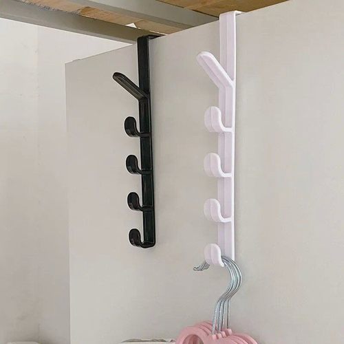 门后长排挂钩包包挂架ins宿舍收纳挂衣架壁挂置物架帽子收纳神器 - 图1