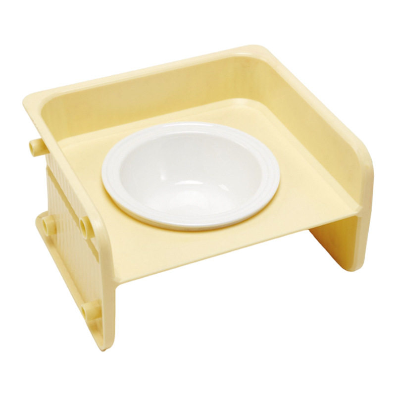 2024陶瓷猫碗方形高架碗可调节高度护颈食盆防打翻猫狗饭碗现货,淘宝优惠券,粉丝福利购,淘宝优惠卷