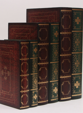 欧式复古装饰g书仿真书假书摆件摄影道具书橱窗装饰品书本书盒木