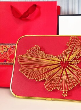中国心 钉子绕线画 学生手工作业z diy活动 缠绕画 红色爱国主题