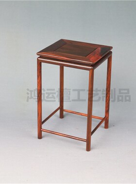 红木日式小方台底座茶壶盆景z花瓶古玩摆件架子实木底座工艺品