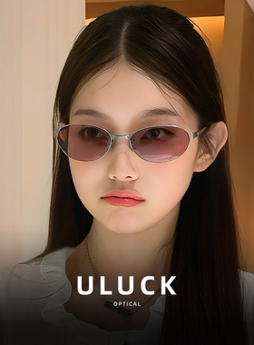 未来感金属墨镜女款高清尼龙高级感太阳镜超轻户外防紫外线 MICRO