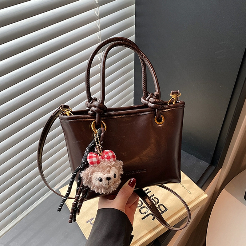 明星孙怡同款手拎菜篮小包包单肩包女2025新款小众轻奢斜挎包手提 - 图1