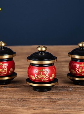 速发纯铜圣水杯佛前供具招财进用素面家用礼水杯净佛宝品摆