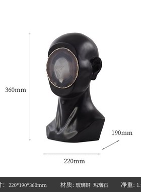 抽象人物雕塑家居客厅电视柜玄关边柜装饰品售楼处样板间简约摆件