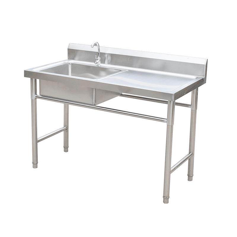 不锈钢沥水池餐厅单槽洗碗池家用厨房饭店加厚洗菜盆学校洗手池,淘宝优惠券,粉丝福利购,淘宝优惠卷