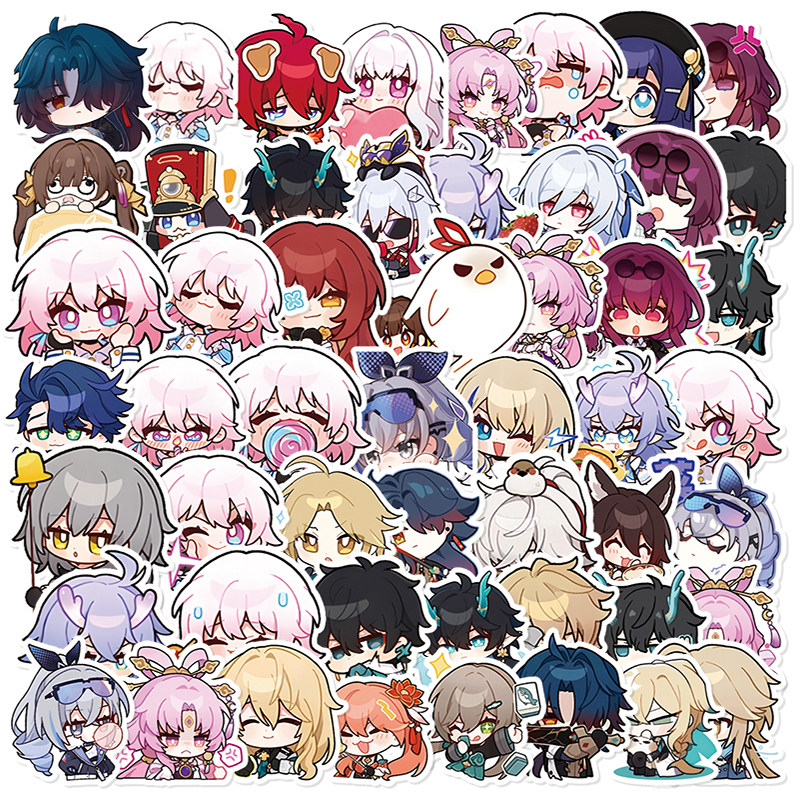 100张星穹铁道二次元游戏周边贴纸手机壳DIY贴纸水杯装饰贴纸行李箱贴纸手账贴纸,淘宝优惠券,粉丝福利购,淘宝优惠卷