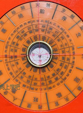 杨公水法盘15公分 水口三合水法四大局转盘 通天窍理气盘水口长生