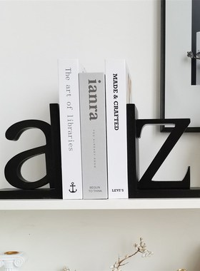 速发样意简约办公室书书书立挡柜创板房软装饰品书架摆件