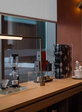 速发售楼处饰厅咖啡主题展品组合桌壶摆件水吧台咖啡具咖啡面软装