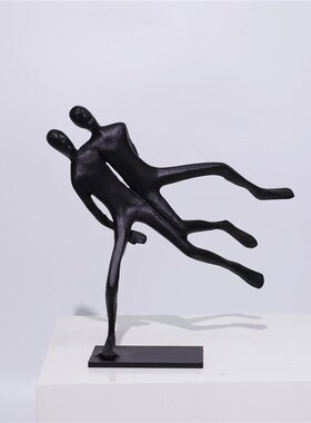 极速现代简约创意人物摆件样板房售楼处桌面茶几电视柜软装饰品工