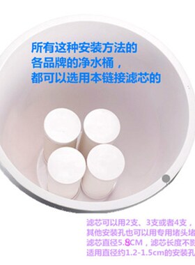 通用频谱WF-1骏丰活性炭复合陶瓷滤芯陶瓷柱滤芯